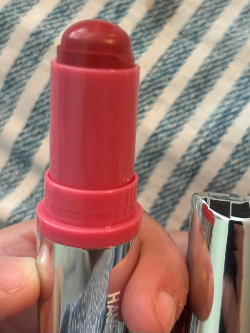 HAUS LABS Color Fuse Longwear Hydrating Glassy Lip + Cheek Blush Balm Stick